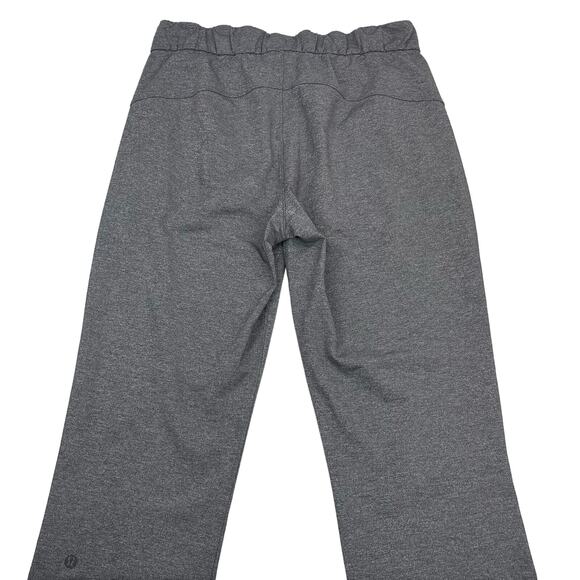 LULULEMON On The Fly Pant Sz 4 Heathered Gray Black - Picture 9 of 10